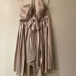 Bebe Satin Tara Subkoff Mini Dress